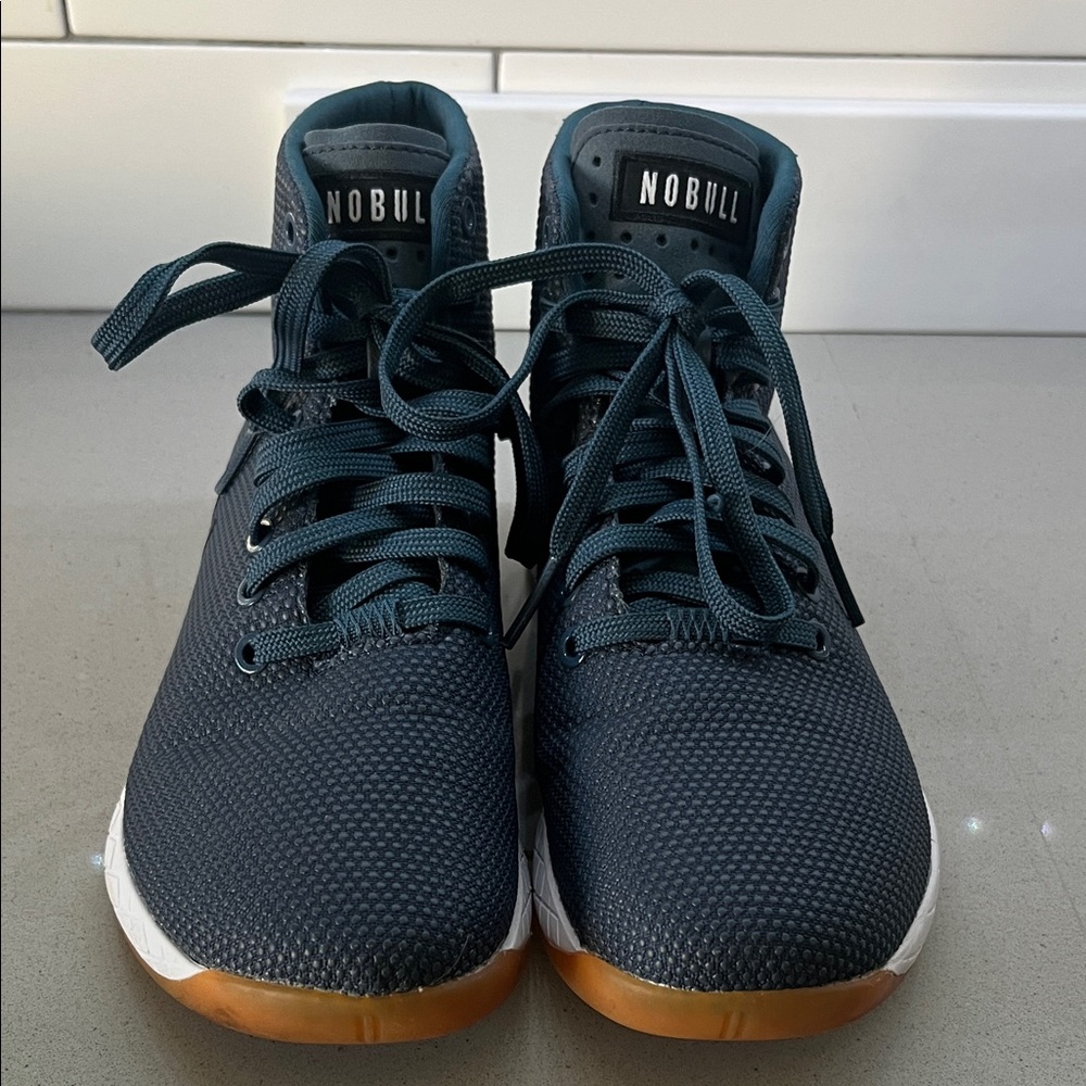 NOBULL Navy High-Top Training Sneakers with Gum Outsole